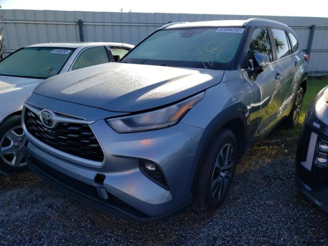 Photo 2 from auction – 2020 TOYOTA HIGHLANDER with VIN 5TDGZRAH9LS008421