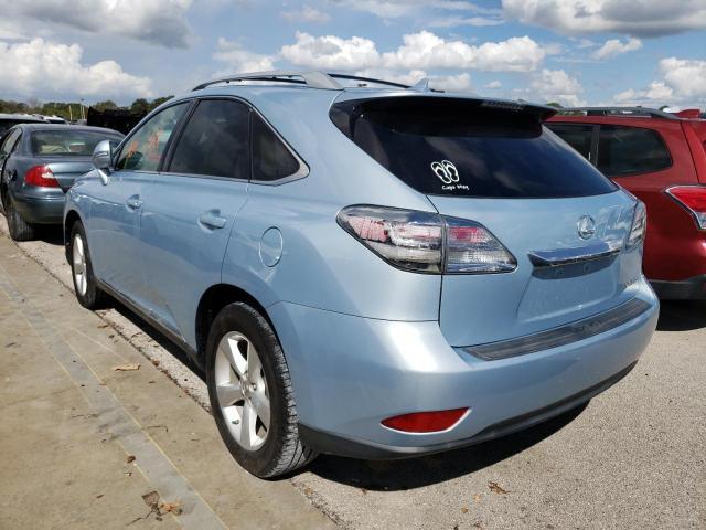 Photo 3 from auction – 2011 LEXUS RX 350 with VIN 2T2BK1BA7BC102270