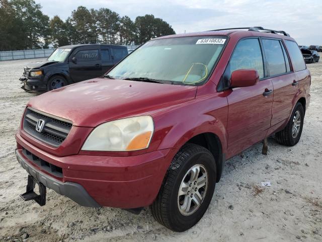 Photo 2 from auction – 2004 HONDA PILOT EXL with VIN 2HKYF18654H533213