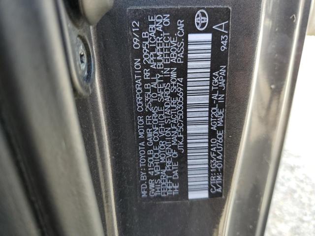 Photo 10 from auction – 2013 TOYOTA SCION TC with VIN JTKJF5C75D3056974