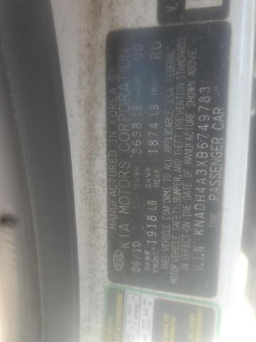Photo 10 from auction – 2011 KIA RIO BASE with VIN KNADH4A3XB6749783