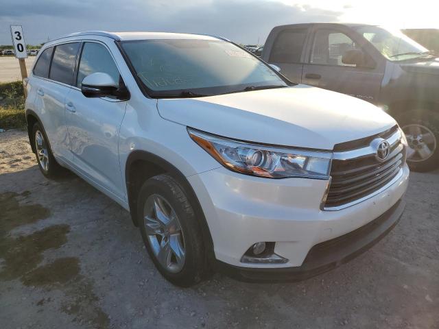 TOYOTA HIGHLANDER 2015 with VIN 5TDDKRFH0FS201416 - Photo from auction