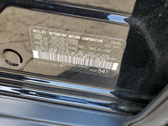 Photo 10 from auction – 2020 MITSUBISHI OUTLANDER with VIN JA4AD2A35LZ046222