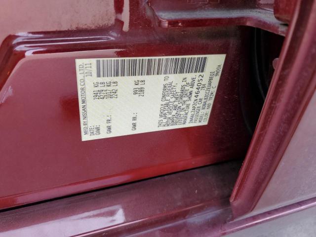 Photo 10 from auction – 2012 NISSAN ALTIMA BAS with VIN 1N4AL2AP2CN464052
