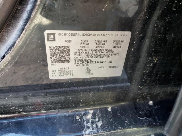 Photo 10 from auction – 2018 CHEVROLET SILVERADO with VIN 3GCPCREC1JG465266