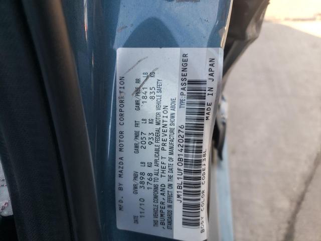 Photo 10 from auction – 2011 MAZDA 3 I with VIN JM1BL1UF0B1420276