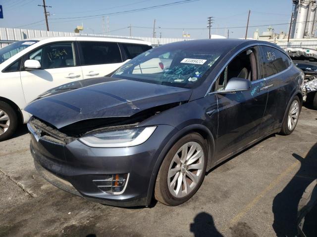Photo 2 from auction – 2020 TESLA MODEL X with VIN 5YJXCAE2XLF248039