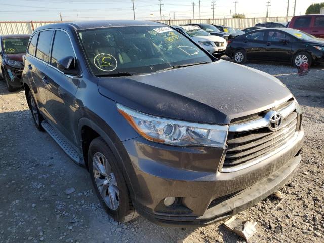 Photo 1 from auction – 2016 TOYOTA HIGHLANDER with VIN 5TDZKRFH5GS187312