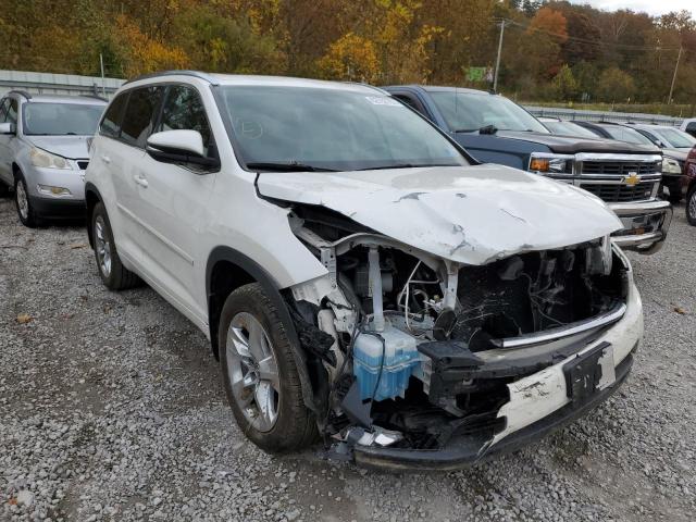 TOYOTA HIGHLANDER 2016 with VIN 5TDDKRFH2GS327343 - Photo from auction