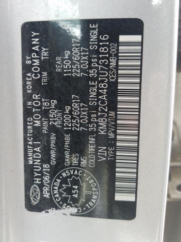 Photo 10 from auction – 2018 HYUNDAI TUCSON SE with VIN KM8J2CA48JU731816