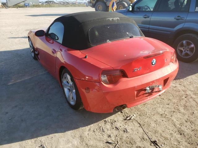 Photo 3 from auction – 2006 BMW Z4 3.0 with VIN 4USBU33566LW68814
