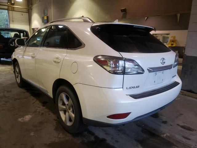 Photo 3 from auction – 2010 LEXUS RX 350 with VIN 2T2BK1BA2AC009333