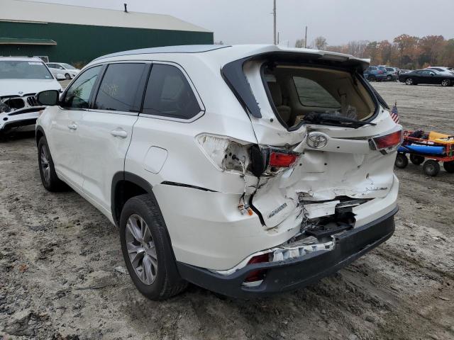 Photo 3 from auction – 2014 TOYOTA HIGHLANDER with VIN 5TDJKRFH1ES023906