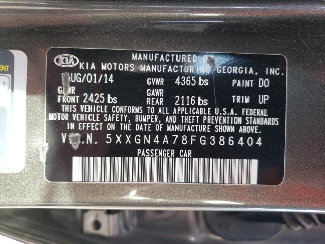 Foto 10 de la subasta – 2015 KIA OPTIMA EX con VIN 5XXGN4A78FG386404