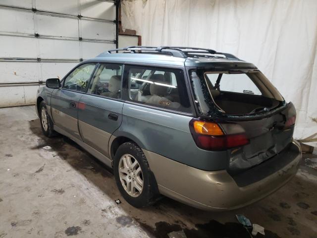 Photo 3 from auction – 2002 SUBARU LEGACY OUT with VIN 4S3BH665827649689