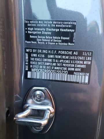 Photo 10 from auction – 2013 PORSCHE 911 CARRER with VIN WP0CB2A95DS155220