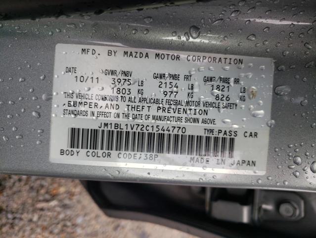 Photo 10 from auction – 2012 MAZDA 3 I with VIN JM1BL1V72C1544770