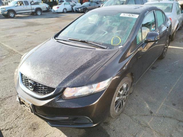 Photo 2 from auction – 2013 HONDA CIVIC EX with VIN 19XFB2F80DE270355