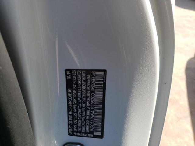 Photo 10 from auction – 2020 PORSCHE 911 CARRER with VIN WP0AA2A94LS205288