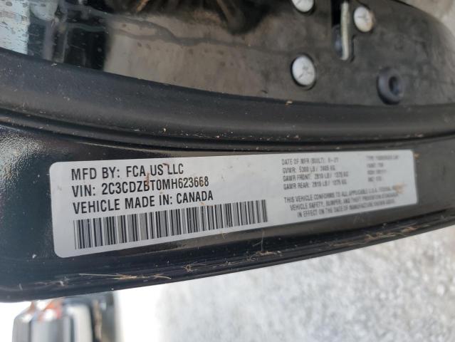 Photo 10 from auction – 2021 DODGE CHALLENGER with VIN 2C3CDZBT0MH623668