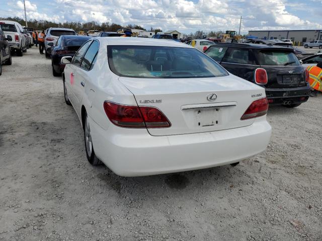 Photo 3 from auction – 2006 LEXUS ES 330 with VIN JTHBA30G165175887