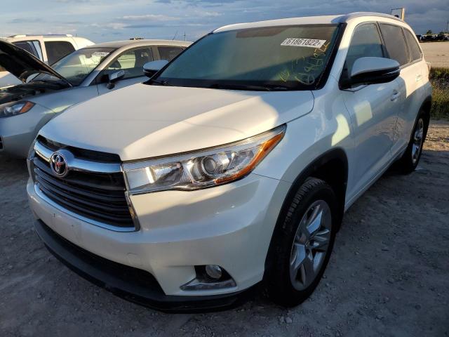 Photo 2 from auction – 2015 TOYOTA HIGHLANDER with VIN 5TDDKRFH0FS201416