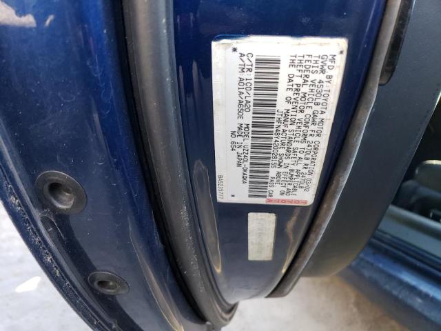 Photo 10 from auction – 2002 LEXUS SC 430 with VIN JTHFN48Y420028155