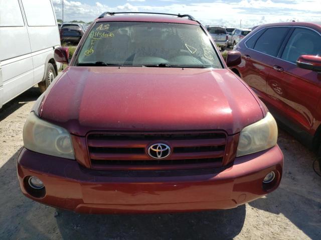 Photo 9 from auction – 2007 TOYOTA HIGHLANDER with VIN JTEGD21A170169987