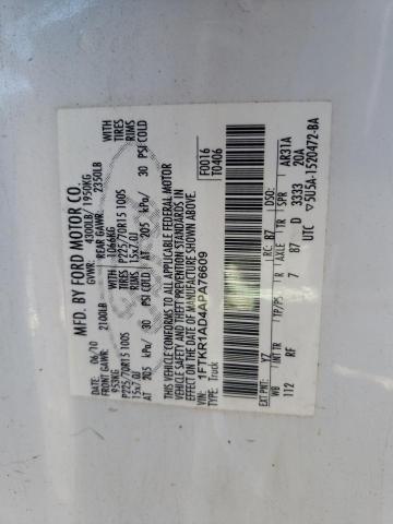 Photo 10 from auction – 2010 FORD RANGER with VIN 1FTKR1AD4APA76609
