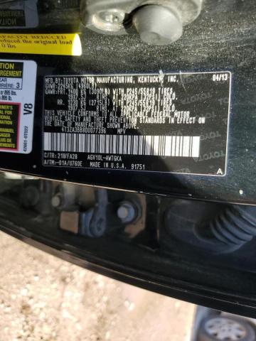 Photo 10 from auction – 2013 TOYOTA VENZA LE with VIN 4T3ZA3BB8DU077396