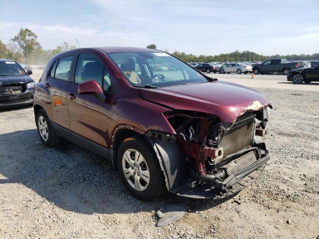 CHEVROLET TRAX LS 2016 with VIN 3GNCJKSB4GL139797 - Photo from auction