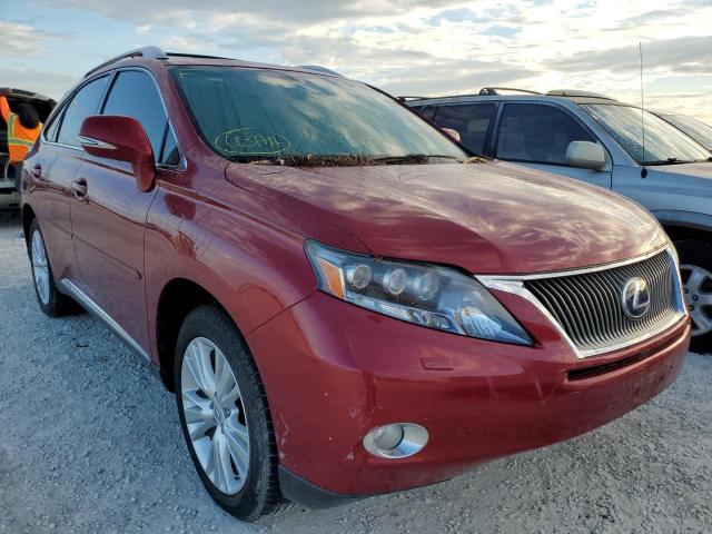 LEXUS RX 450 2010 with VIN JTJBC1BAXA2026698 - Photo from auction
