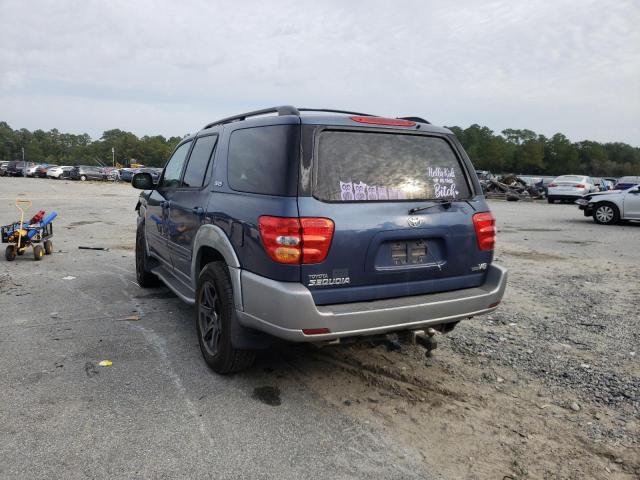 Photo 3 from auction – 2002 TOYOTA SEQUOIA SR with VIN 5TDZT34A32S109183