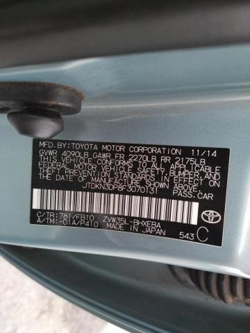 Photo 10 from auction – 2015 TOYOTA PRIUS PLUG with VIN JTDKN3DP8F3070131