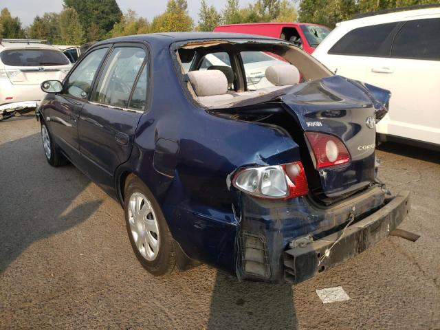 Photo 3 from auction – 2002 TOYOTA COROLLA CE with VIN 1NXBR12E82Z571322