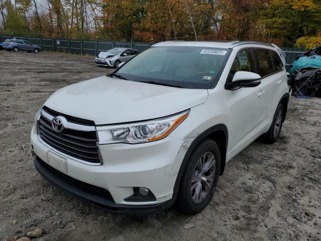 Photo 2 from auction – 2014 TOYOTA HIGHLANDER with VIN 5TDJKRFH1ES023906