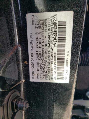 Photo 10 from auction – 2020 ACURA TLX TECHNO with VIN 19UUB2F45LA001288