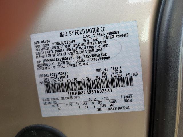 Photo 10 from auction – 2005 LINCOLN LS with VIN 1LNHM87AX5Y607581