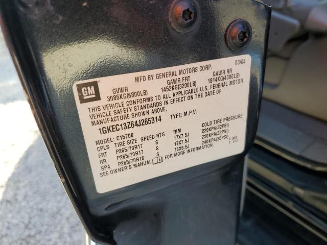 Photo 10 from auction – 2004 GMC YUKON with VIN 1GKEC13Z64J265314