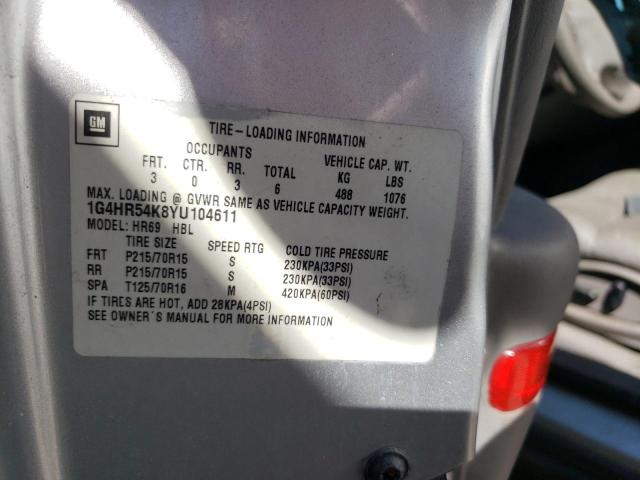 Photo 10 from auction – 2000 BUICK LESABRE LI with VIN 1G4HR54K8YU104611