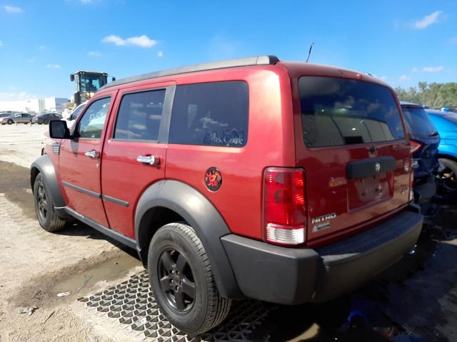 Photo 3 from auction – 2007 DODGE NITRO SXT with VIN 1D8GU28K27W563063