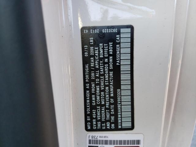 Photo 10 from auction – 2014 VOLKSWAGEN EOS KOMFOR with VIN WVWBW8AH9EV002320