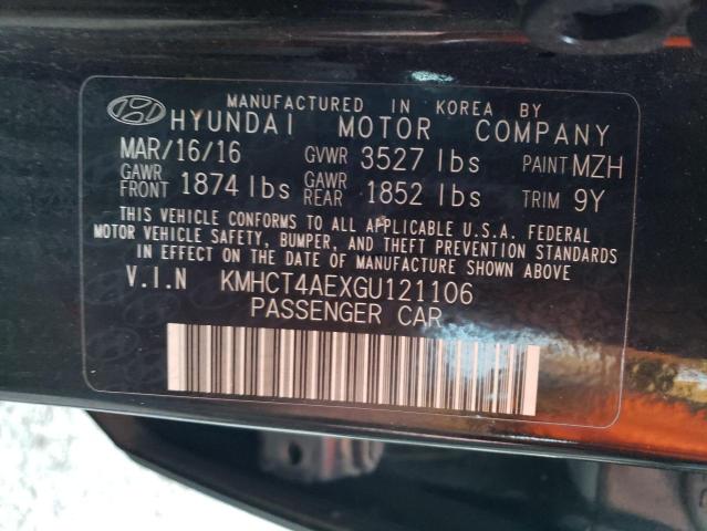 Photo 10 from auction – 2016 HYUNDAI ACCENT SE with VIN KMHCT4AEXGU121106