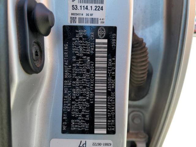 Photo 10 from auction – 2014 TOYOTA CAMRY L with VIN 4T1BF1FKXEU436047
