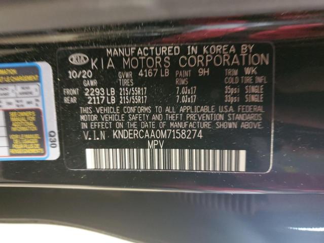 Photo 10 from auction – 2021 KIA SELTOS EX with VIN KNDERCAA0M7158274