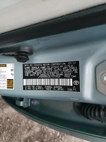 Photo 10 from auction – 2012 TOYOTA PRIUS with VIN JTDKN3DU2C1573926