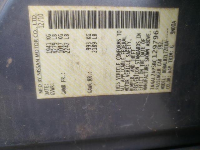 Photo 10 from auction – 2011 NISSAN ALTIMA BAS with VIN 1N4AL2AP5BC129796