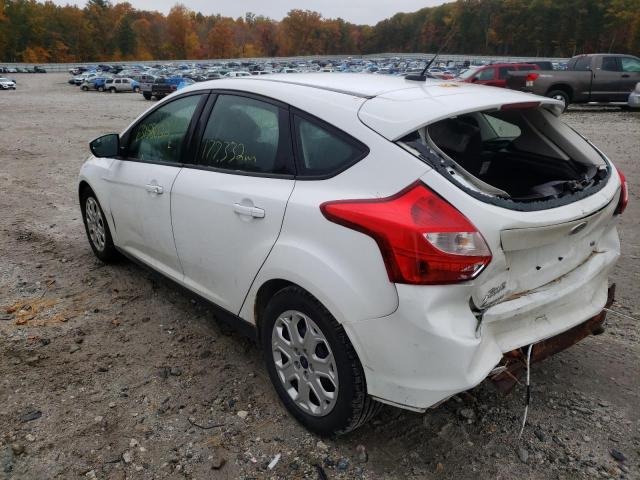 Photo 3 from auction – 2012 FORD FOCUS SE with VIN 1FAHP3K22CL472174