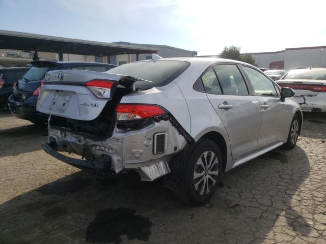 Photo 4 from auction – 2020 TOYOTA COROLLA LE with VIN JTDEBRBE0LJ025931