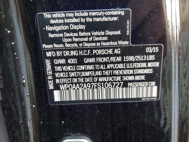 Photo 10 from auction – 2015 PORSCHE 911 CARRER with VIN WP0AA2A97FS106727